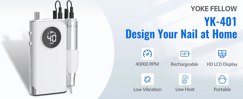 NailSculptor Pro: 40K RPM Rechargeable Drill 2023 - Lacatang Shop