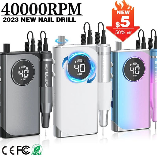NailSculptor Pro: 40K RPM Rechargeable Drill 2023 - Lacatang Shop