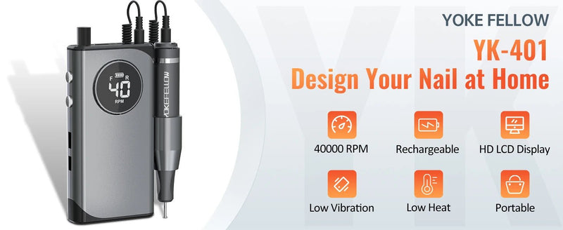 NailSculptor Pro: 40K RPM Rechargeable Drill 2023 - Lacatang Shop