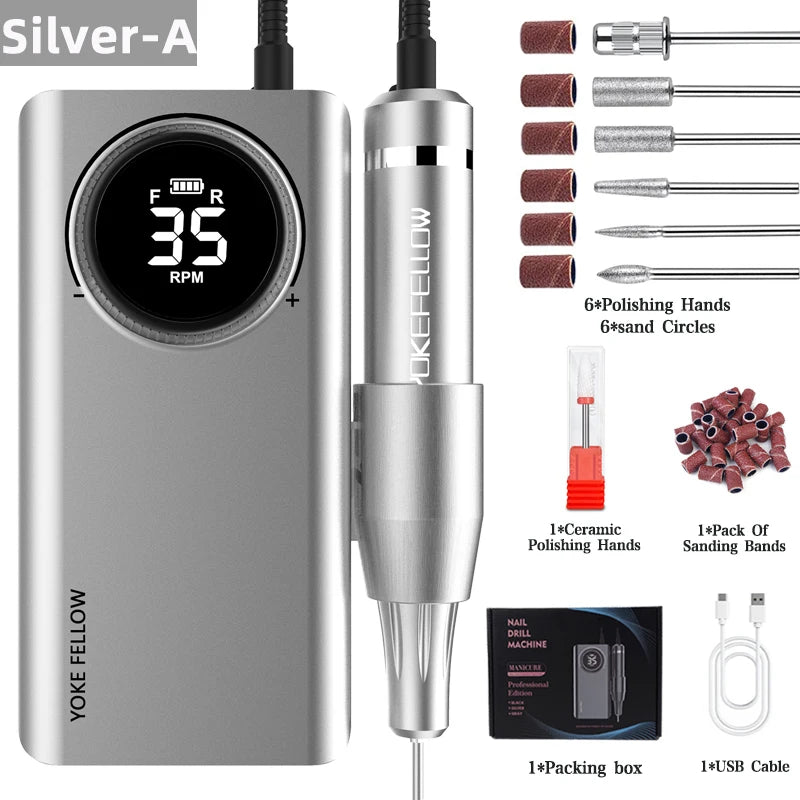 NailSculptor Pro: 40K RPM Rechargeable Drill 2023 - Lacatang Shop