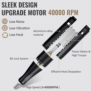 NailSculptor Pro: 40K RPM Rechargeable Drill 2023 - Lacatang Shop