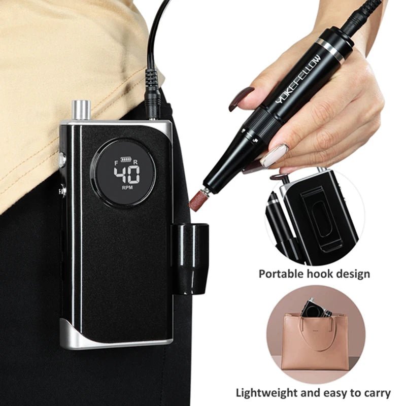 NailSculptor Pro: 40K RPM Rechargeable Drill 2023 - Lacatang Shop