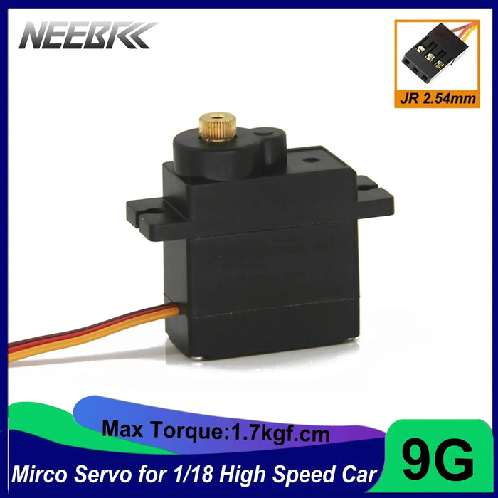 NEEBRC 9g Metal Gear 5V Digital Mirco Servo for 1/18 1/16 RC Cars Racing Drift High - speed HBX Wltoys Toys Robot Upgrade Parts - Lacatang Shop