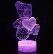Neon Glow 3D Acrylic Night Light - Xmas & More - Lacatang Shop