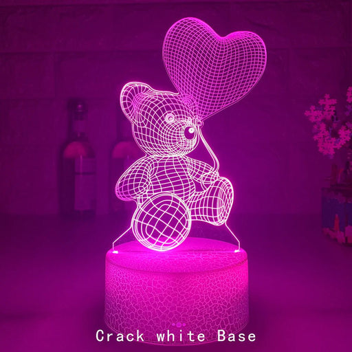 Neon Glow 3D Acrylic Night Light - Xmas & More - Lacatang Shop