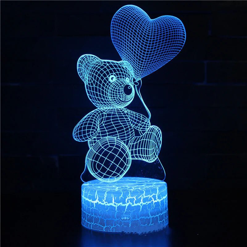 Neon Glow 3D Acrylic Night Light - Xmas & More - Lacatang Shop