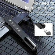 New 2.4G RF Wireless Presenter Red Laser Page Turning Pen Volume Remote Control PPT Presentation USB PowerPoint Pointer Mouse - Lacatang Shop