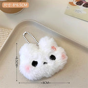New bag charms Cute Plush Cat Doll Pendant Girl Heart Backpack Pendant Super Keychain decorative accessories valentine day gift - Lacatang Shop