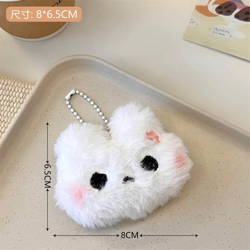 New bag charms Cute Plush Cat Doll Pendant Girl Heart Backpack Pendant Super Keychain decorative accessories valentine day gift - Lacatang Shop
