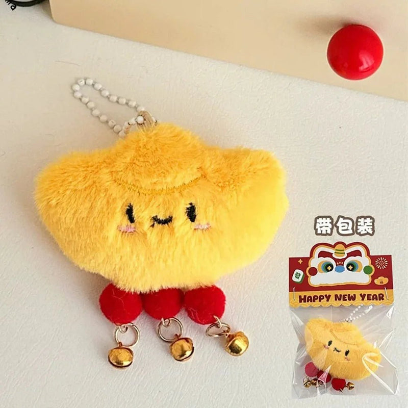 New bag charms Cute Plush Cat Doll Pendant Girl Heart Backpack Pendant Super Keychain decorative accessories valentine day gift - Lacatang Shop