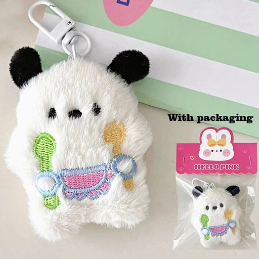 New bag charms Cute Plush Cat Doll Pendant Girl Heart Backpack Pendant Super Keychain decorative accessories valentine day gift - Lacatang Shop