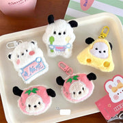 New bag charms Cute Plush Cat Doll Pendant Girl Heart Backpack Pendant Super Keychain decorative accessories valentine day gift - Lacatang Shop