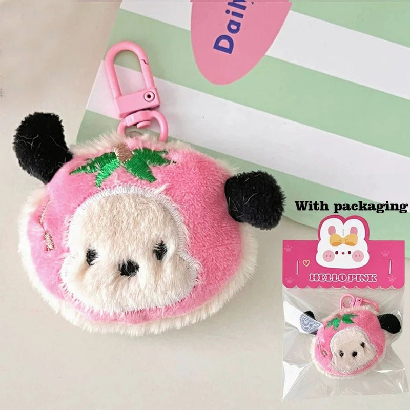 New bag charms Cute Plush Cat Doll Pendant Girl Heart Backpack Pendant Super Keychain decorative accessories valentine day gift - Lacatang Shop