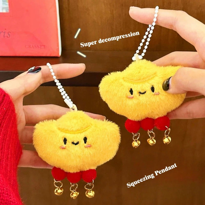 New bag charms Cute Plush Cat Doll Pendant Girl Heart Backpack Pendant Super Keychain decorative accessories valentine day gift - Lacatang Shop