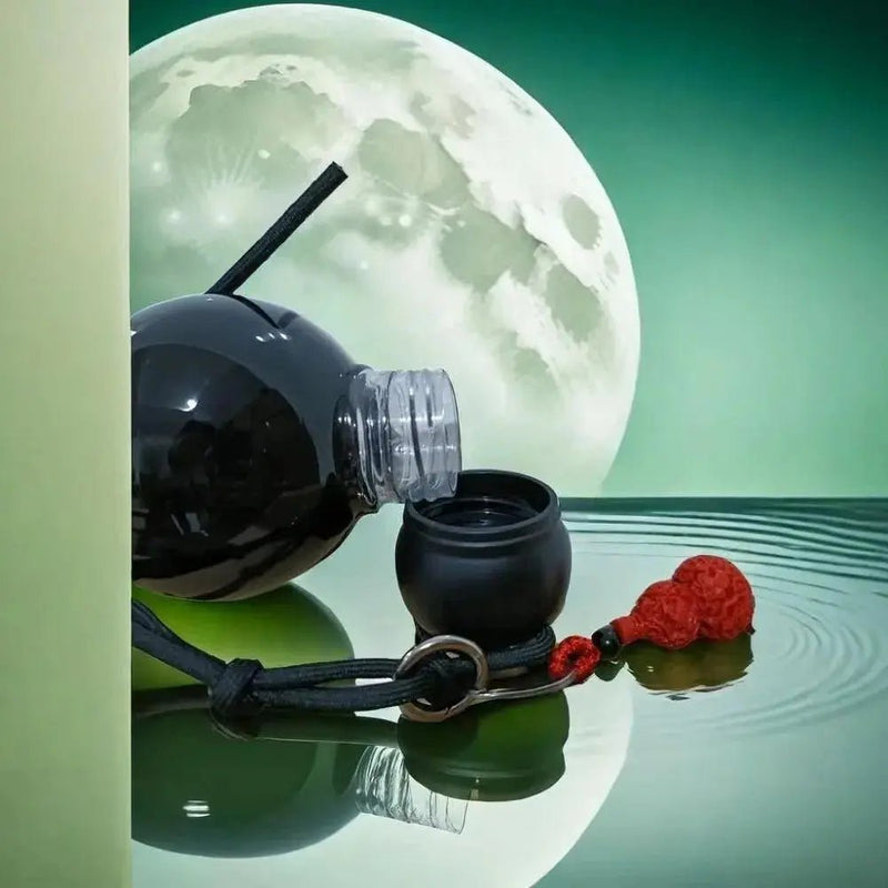 New Chinese Retro - Inspired Gourd Water Bottle 800ML Large Capacity Wine Bottle PC Durable Water Kettle Sports - Lacatang Shop