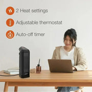 New era of smart heating: the perfect combination of digital ceramic room tower heater and CT16670 remote control - Lacatang Shop