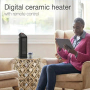 New era of smart heating: the perfect combination of digital ceramic room tower heater and CT16670 remote control - Lacatang Shop