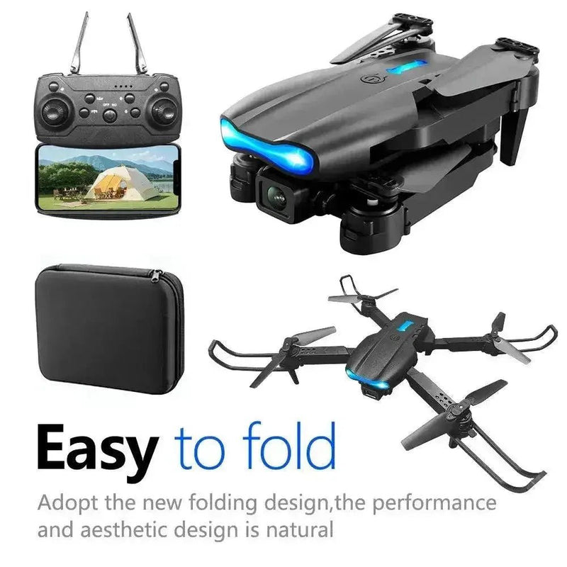 New One - click Drone E99 UAV 360 - degree Rotating Folding MINI Remote - Lacatang Shop