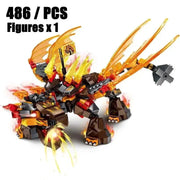New Phantom Ninja Dragon Ship Model Building Blocks Sodiers Figures Boat Bricks MOC Creative Expert Kids Toys for Boys Children - Lacatang Shop