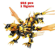 New Phantom Ninja Dragon Ship Model Building Blocks Sodiers Figures Boat Bricks MOC Creative Expert Kids Toys for Boys Children - Lacatang Shop