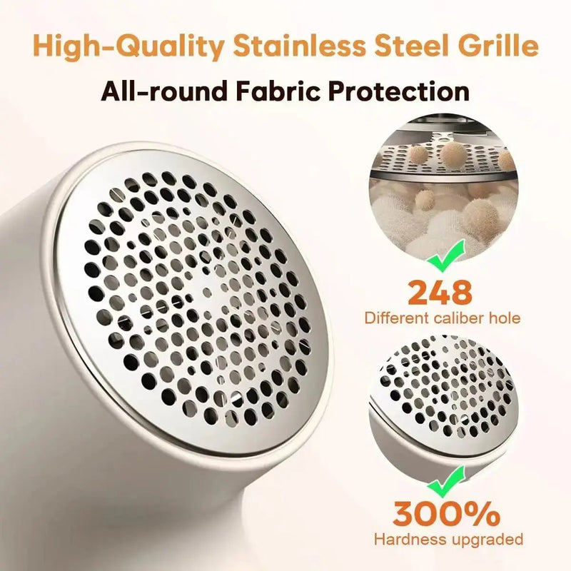 New Rechargeable Lint Remover for Clothes Electric Fabric Shaver with Digital Display 3 - Speeds Hair Ball Trimmer Sweater Shaver - Lacatang Shop