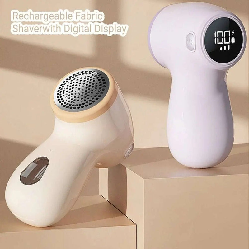 New Rechargeable Lint Remover for Clothes Electric Fabric Shaver with Digital Display 3 - Speeds Hair Ball Trimmer Sweater Shaver - Lacatang Shop