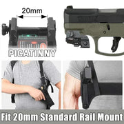 New USB Rechargeable Green Blue Laser Sight Scope Pistol Aiming Pointer For Taurus G3C TH9 Glock PT111 - Lacatang Shop