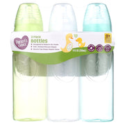 Newborn Standard Neck Tinted Bottle, 9 Fl Oz, 0+ Months, 3 Pack, Multicolor - Lacatang Shop