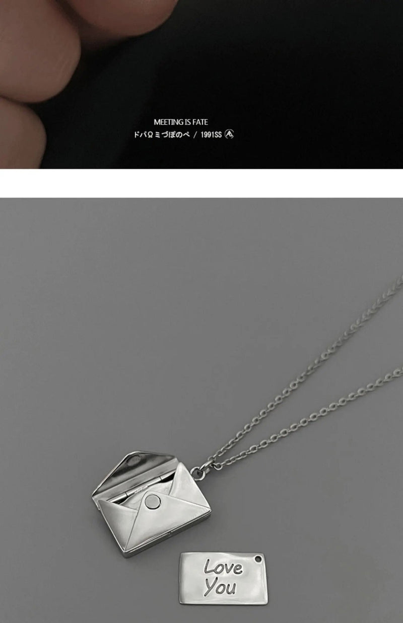 Niche Style Pdstyle Titanium Steel Girls' Practical Necklace - Lacatang Shop