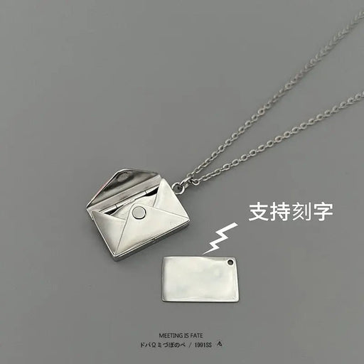 Niche Style Pdstyle Titanium Steel Girls' Practical Necklace - Lacatang Shop