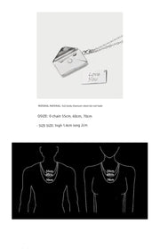 Niche Style Pdstyle Titanium Steel Girls' Practical Necklace - Lacatang Shop