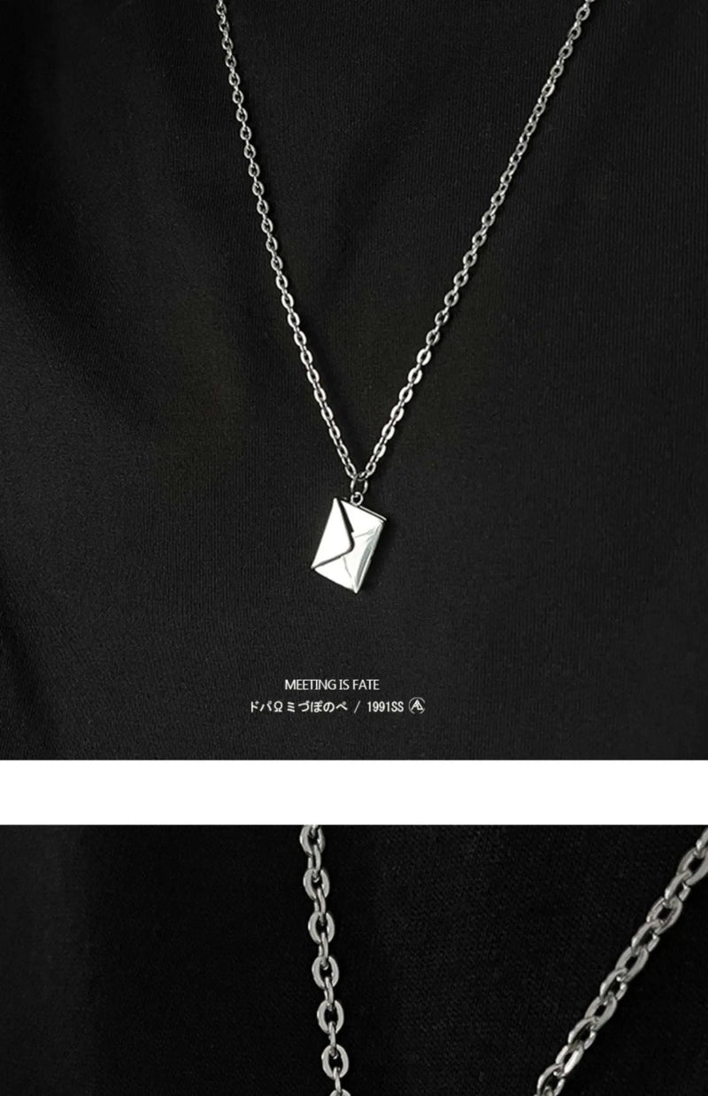 Niche Style Pdstyle Titanium Steel Girls' Practical Necklace - Lacatang Shop