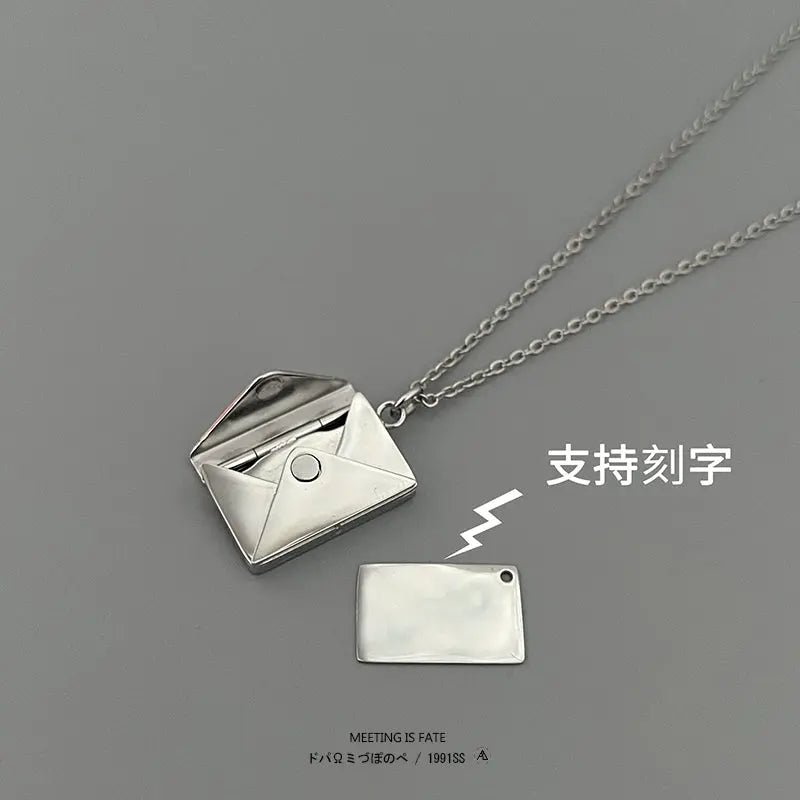 Niche Style Pdstyle Titanium Steel Girls' Practical Necklace - Lacatang Shop