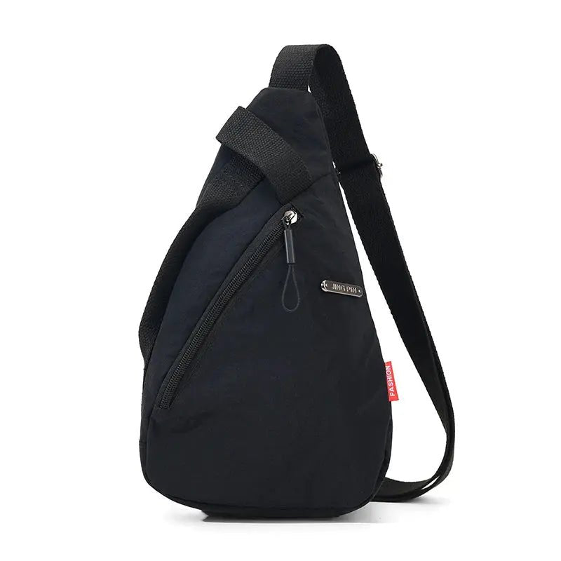 Nylon Zipper 2024 Hot Selling Waist Packs Solid Color Versatile Casual Chest Bag Soft Neutral Style Designer Crossbody Bag - Lacatang Shop