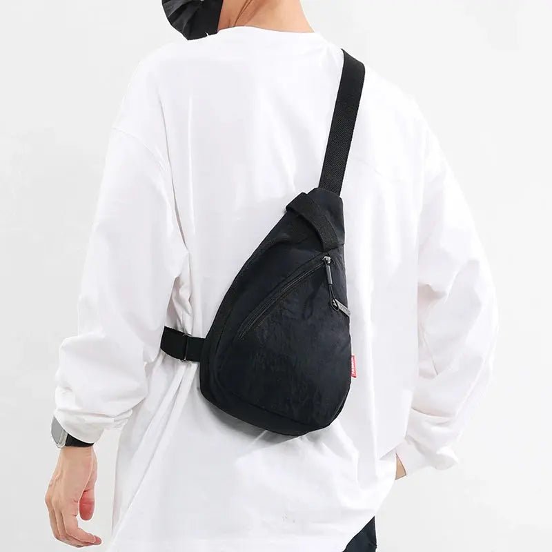Nylon Zipper 2024 Hot Selling Waist Packs Solid Color Versatile Casual Chest Bag Soft Neutral Style Designer Crossbody Bag - Lacatang Shop
