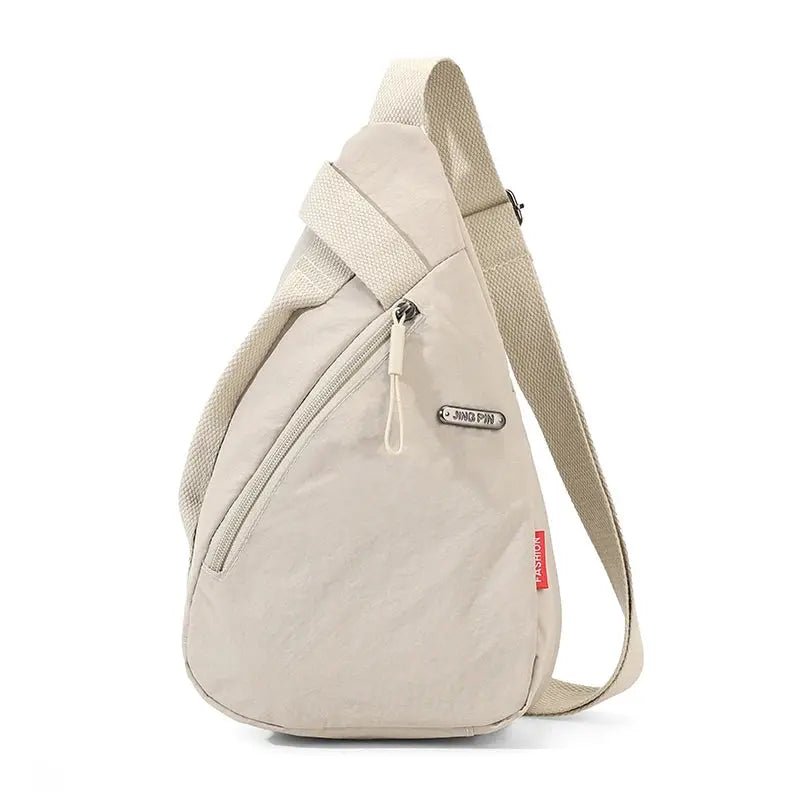 Nylon Zipper 2024 Hot Selling Waist Packs Solid Color Versatile Casual Chest Bag Soft Neutral Style Designer Crossbody Bag - Lacatang Shop