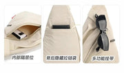 Nylon Zipper 2024 Hot Selling Waist Packs Solid Color Versatile Casual Chest Bag Soft Neutral Style Designer Crossbody Bag - Lacatang Shop