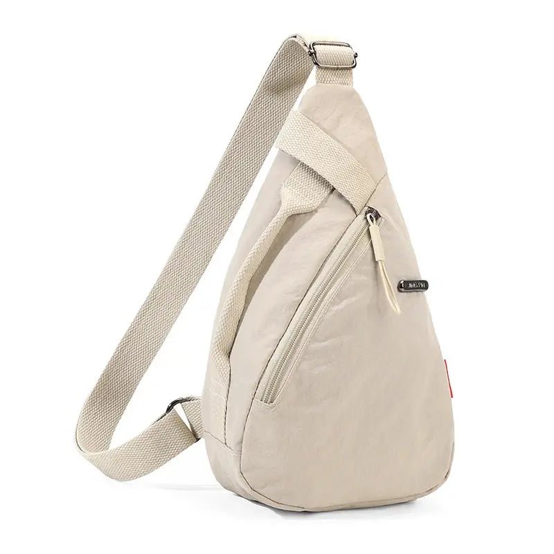 Nylon Zipper 2024 Hot Selling Waist Packs Solid Color Versatile Casual Chest Bag Soft Neutral Style Designer Crossbody Bag - Lacatang Shop