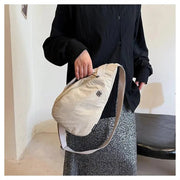 Nylon Zipper 2024 Hot Selling Women's Waist Packs Solid Color Versatile Casual Chest Bag Soft Simple Popular Crossbody Bag - Lacatang Shop