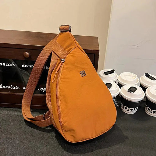 Nylon Zipper 2024 Hot Selling Women's Waist Packs Solid Color Versatile Casual Chest Bag Soft Simple Popular Crossbody Bag - Lacatang Shop