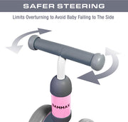 Official Tykebike® Toddler & Baby Bike | Toddler & Baby Balance Bike Ride on Toy | Easy Glide Wheels & Safer Toddler Bike Steering | Indoor/Outdoor Baby & Toddler Ride on Toy - Lacatang Shop