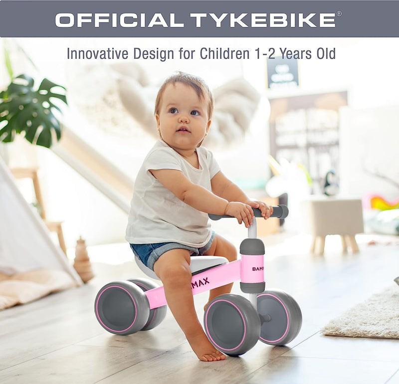 Official Tykebike® Toddler Ride on Toy | Baby & Toddler Balance Bike | Easy Glide Wheels & Safer Toddler Bicycle Steering | Indoor/Outdoor Alternative to Baby Walkers for Boys & Girls | Teal - Lacatang Shop