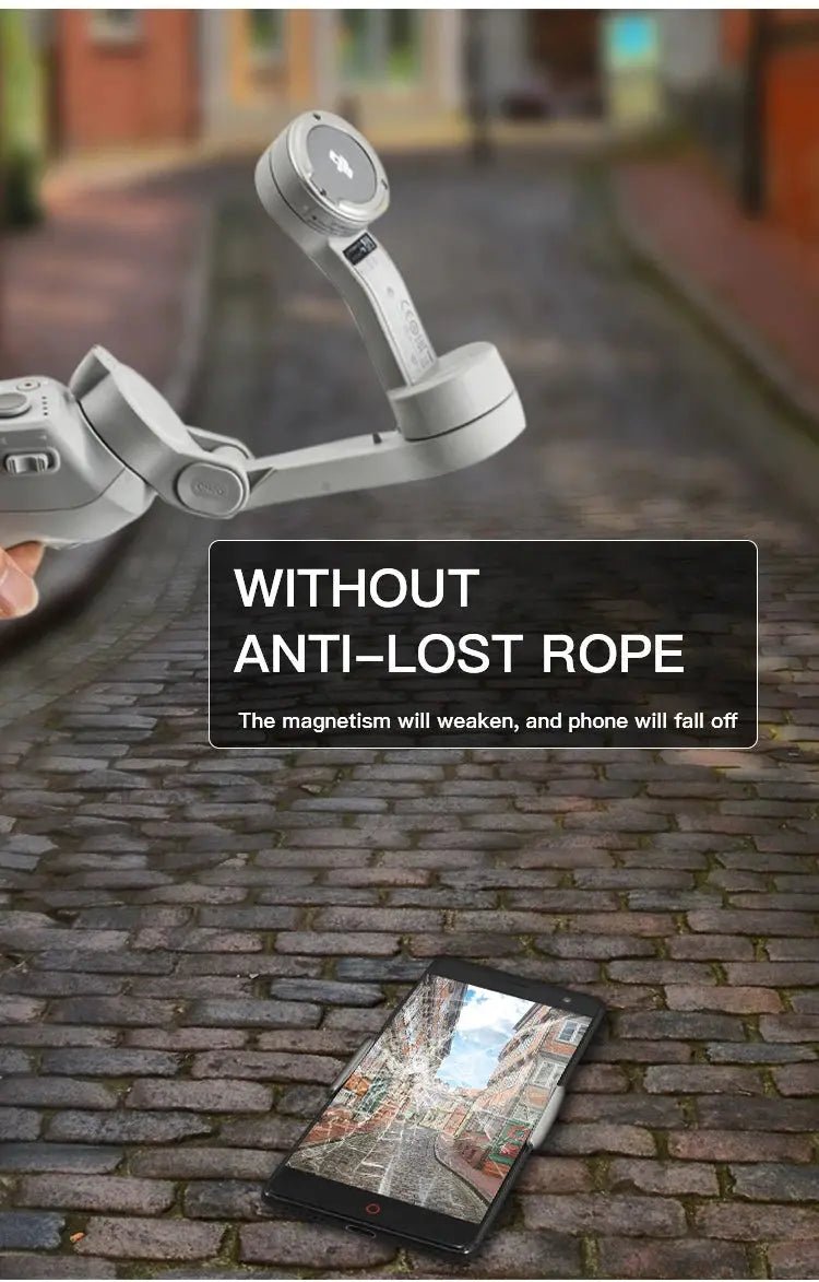 OM 6 Handle Gimbal Camera Anti - lost Rope Strap Lanyard Hand Wrist Strap for DJI OM6 SE/5/OM 4 SE/Osmo Mobile 3 Accessories - Lacatang Shop