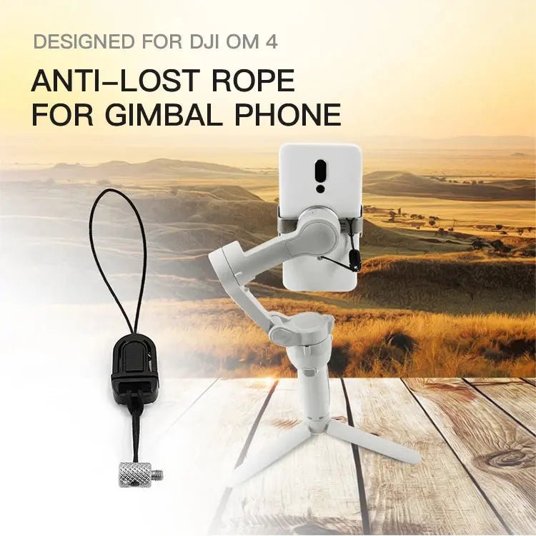 OM 6 Handle Gimbal Camera Anti - lost Rope Strap Lanyard Hand Wrist Strap for DJI OM6 SE/5/OM 4 SE/Osmo Mobile 3 Accessories - Lacatang Shop