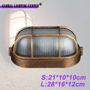 Outdoor Light E27 Retro Wall Light Garden Home Decor Waterproof AC85 - 265V Ceiling Lamp Outdoor Wall & Porch Lighting Vintage - Lacatang Shop
