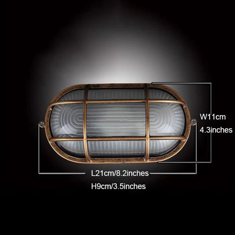 Outdoor Light E27 Retro Wall Light Garden Home Decor Waterproof AC85 - 265V Ceiling Lamp Outdoor Wall & Porch Lighting Vintage - Lacatang Shop