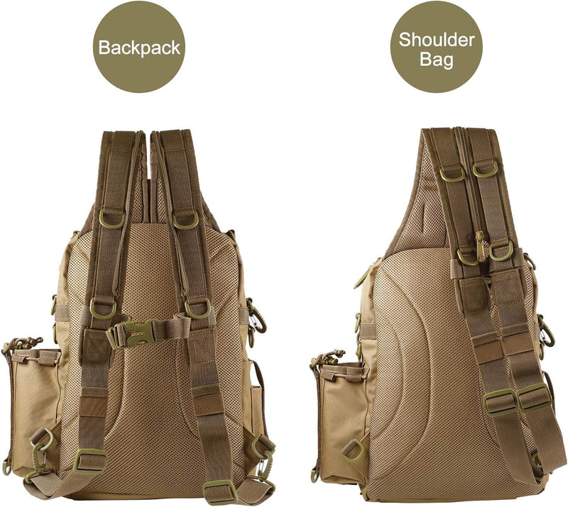 Outdoor Tackle Bag - Large Water - Resistant Fishing Backpack - Lacatang Shop