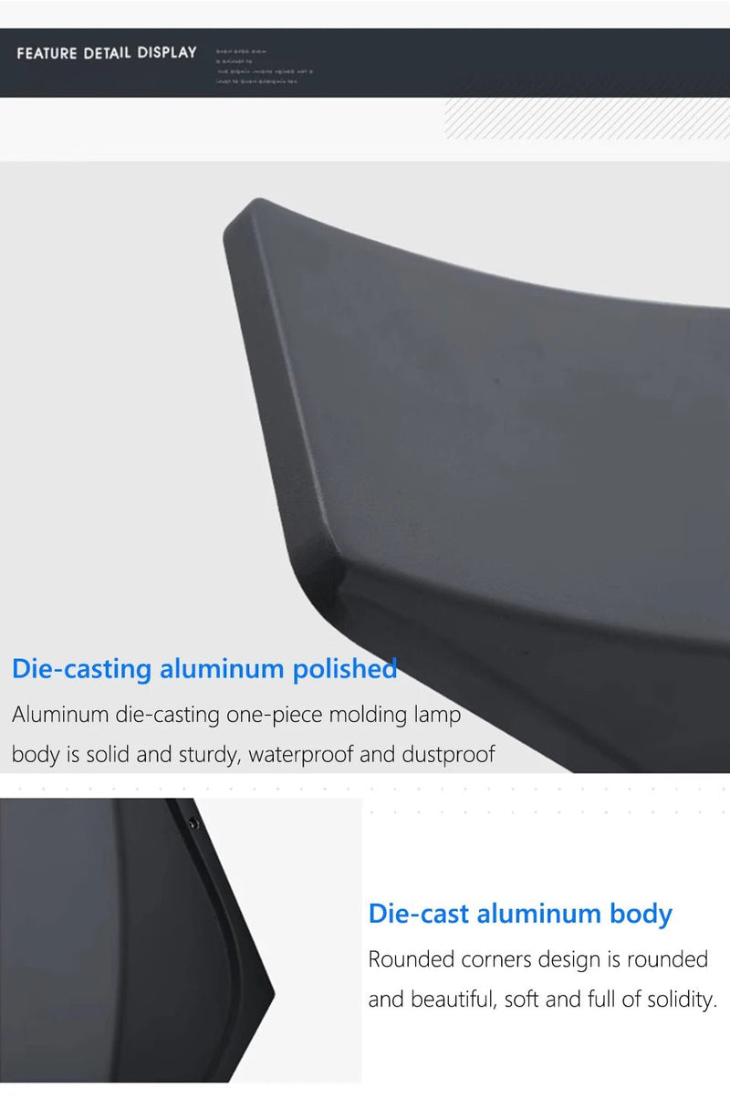 Outdoor Wall Lights Dual Head Exterior IP65 Waterproof LED Lamp Up - Down Lighting for Villa Garden Courtyard Patio Fence Yard Dec - Lacatang Shop