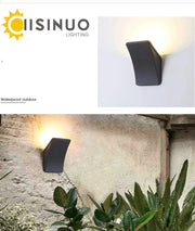 Outdoor Wall Lights Dual Head Exterior IP65 Waterproof LED Lamp Up - Down Lighting for Villa Garden Courtyard Patio Fence Yard Dec - Lacatang Shop