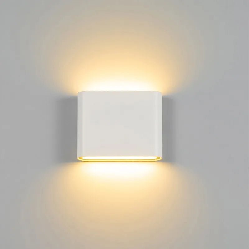 Outdoor Waterproof IP65 6W 12W LED Porch Lights Modern Indoor Decor Up Down Dual - Head Corridor Wall Lamp AC85 - 265V - Lacatang Shop